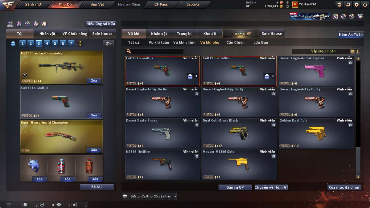 shop acc cf uy tin gia re